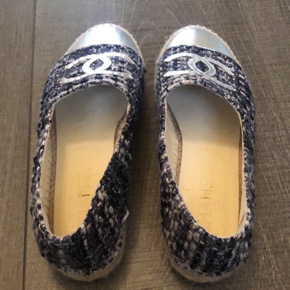 Chanel blue & silver espadrilles 💙 - Picture 6 of 10